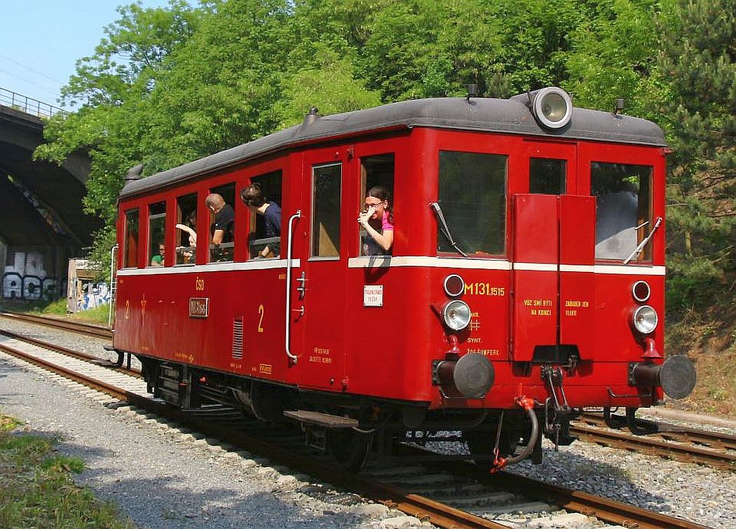 Během Pražského dopravního dne dětí vyjede také motorový vlak "Hurvínek".