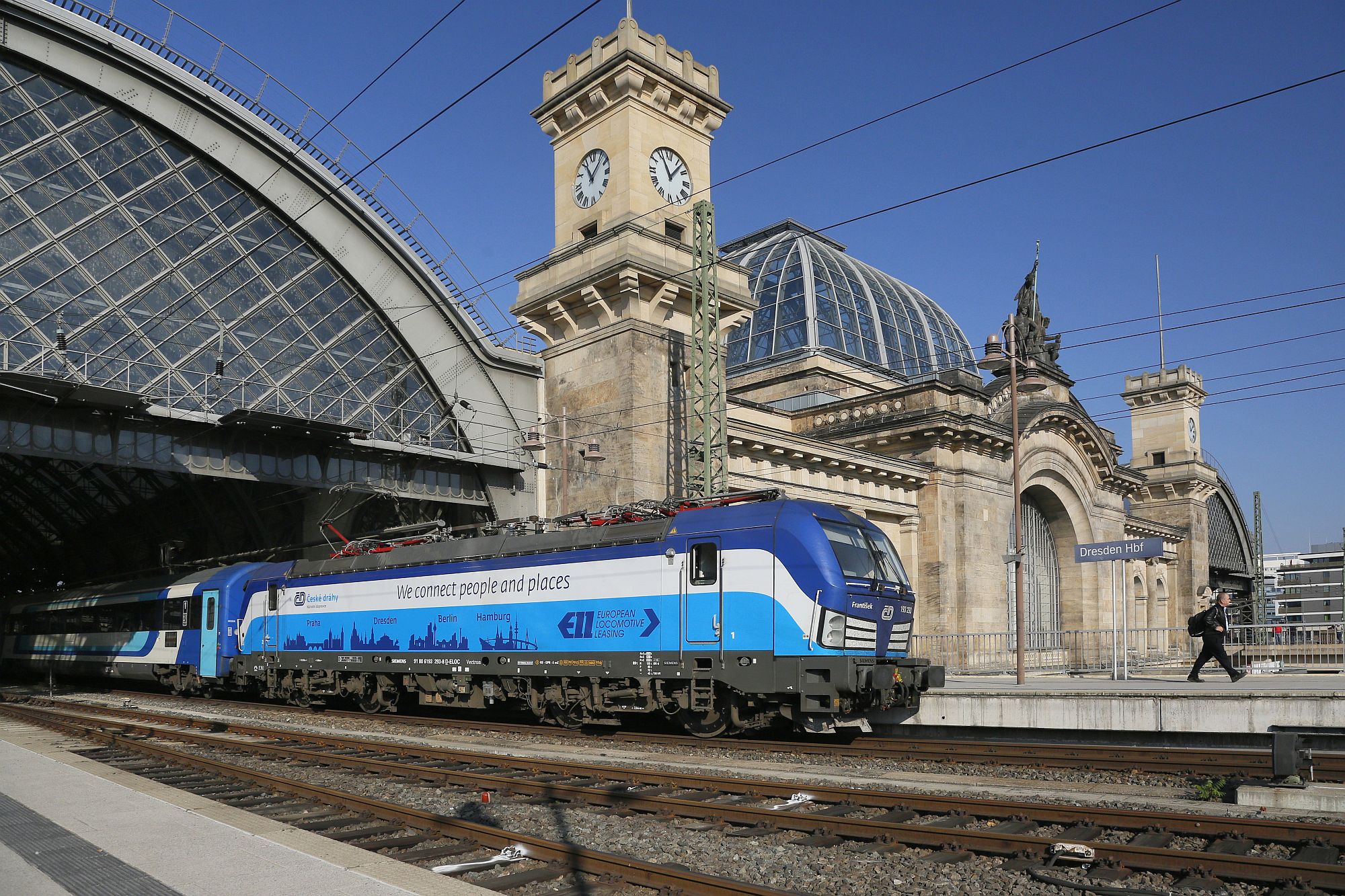 EC Train in Dresden