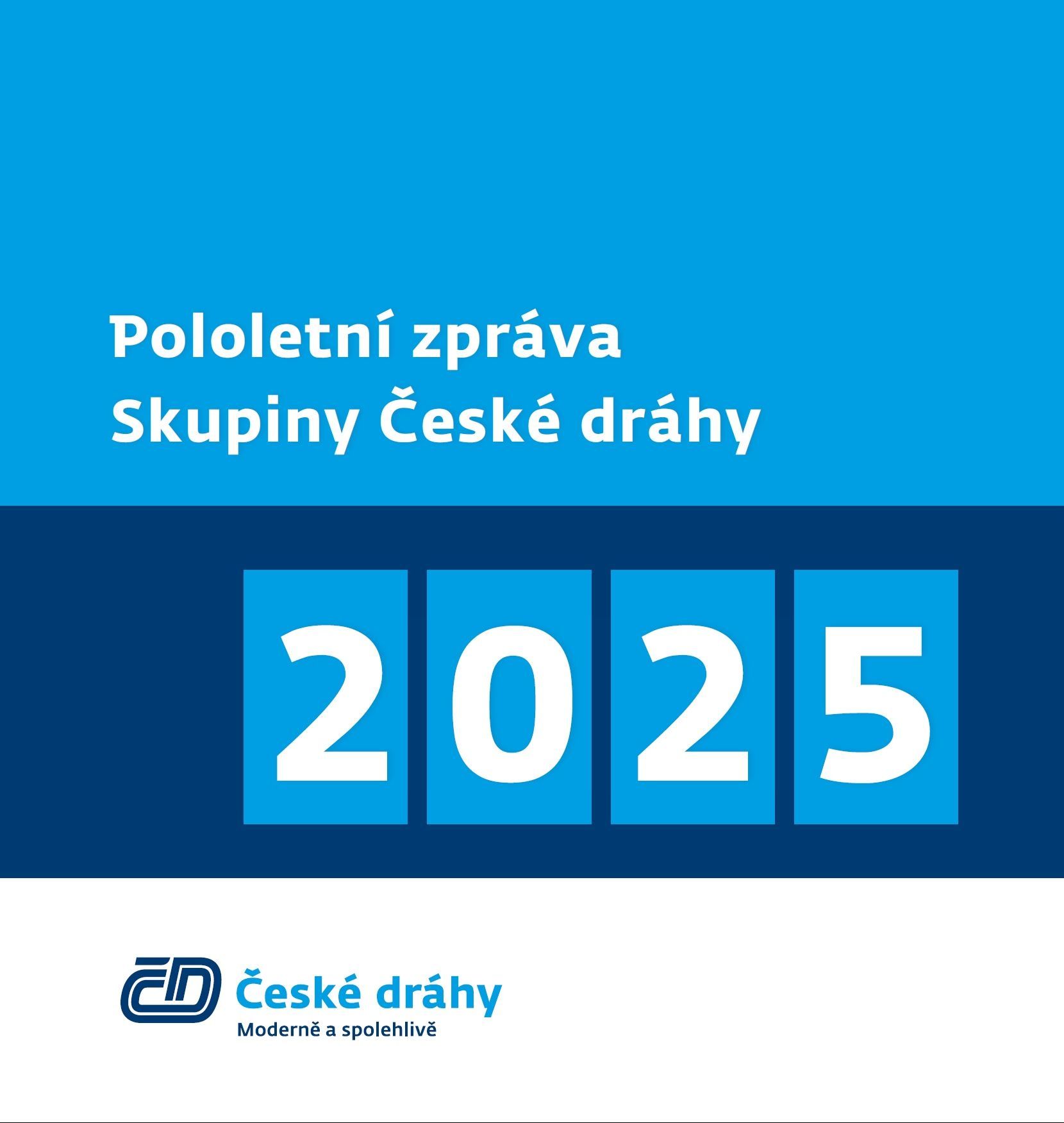 Pololetní zpráva Skupiny ČD 2025