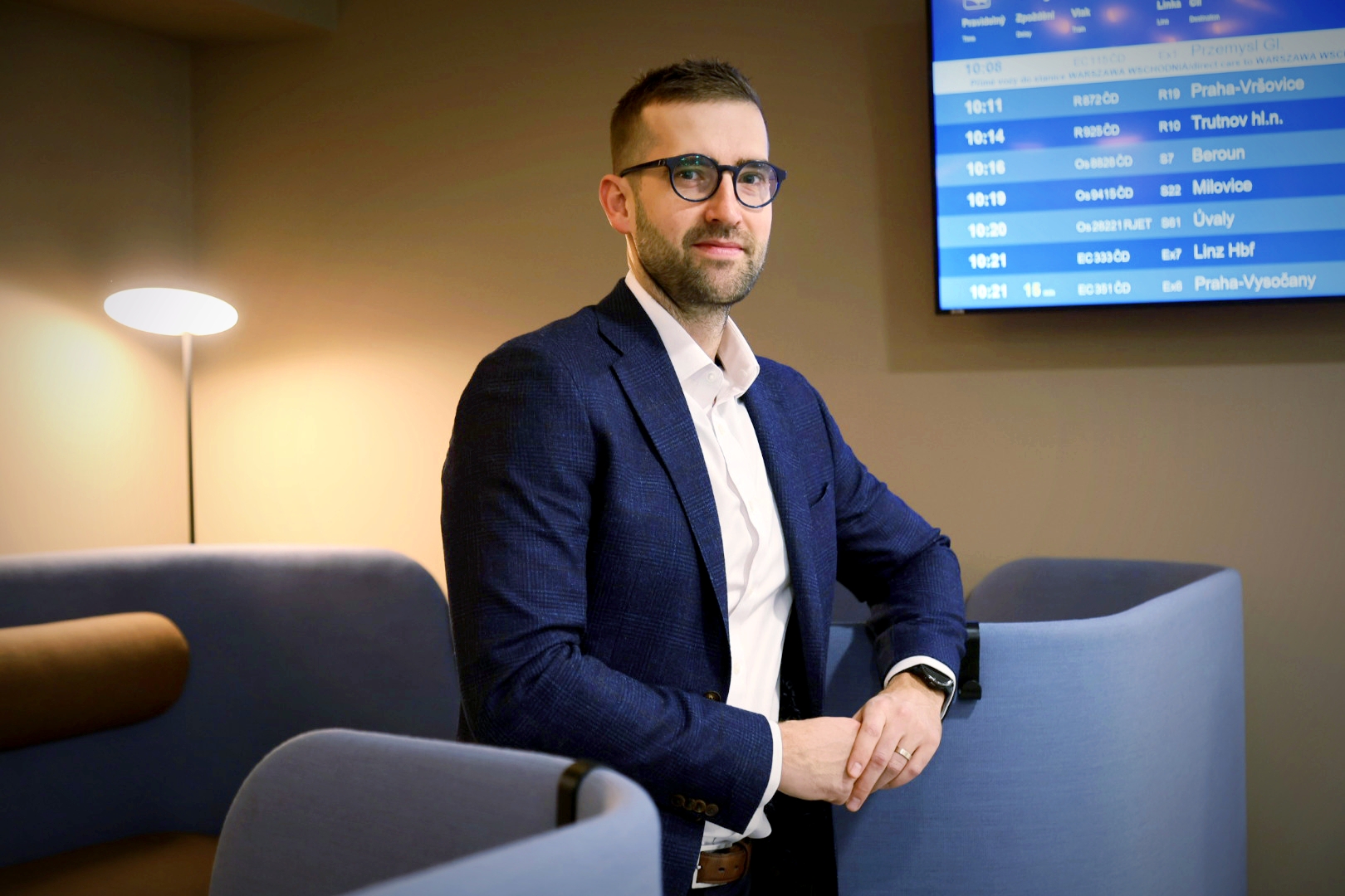 M. Krapinec v nové ČD Lounge