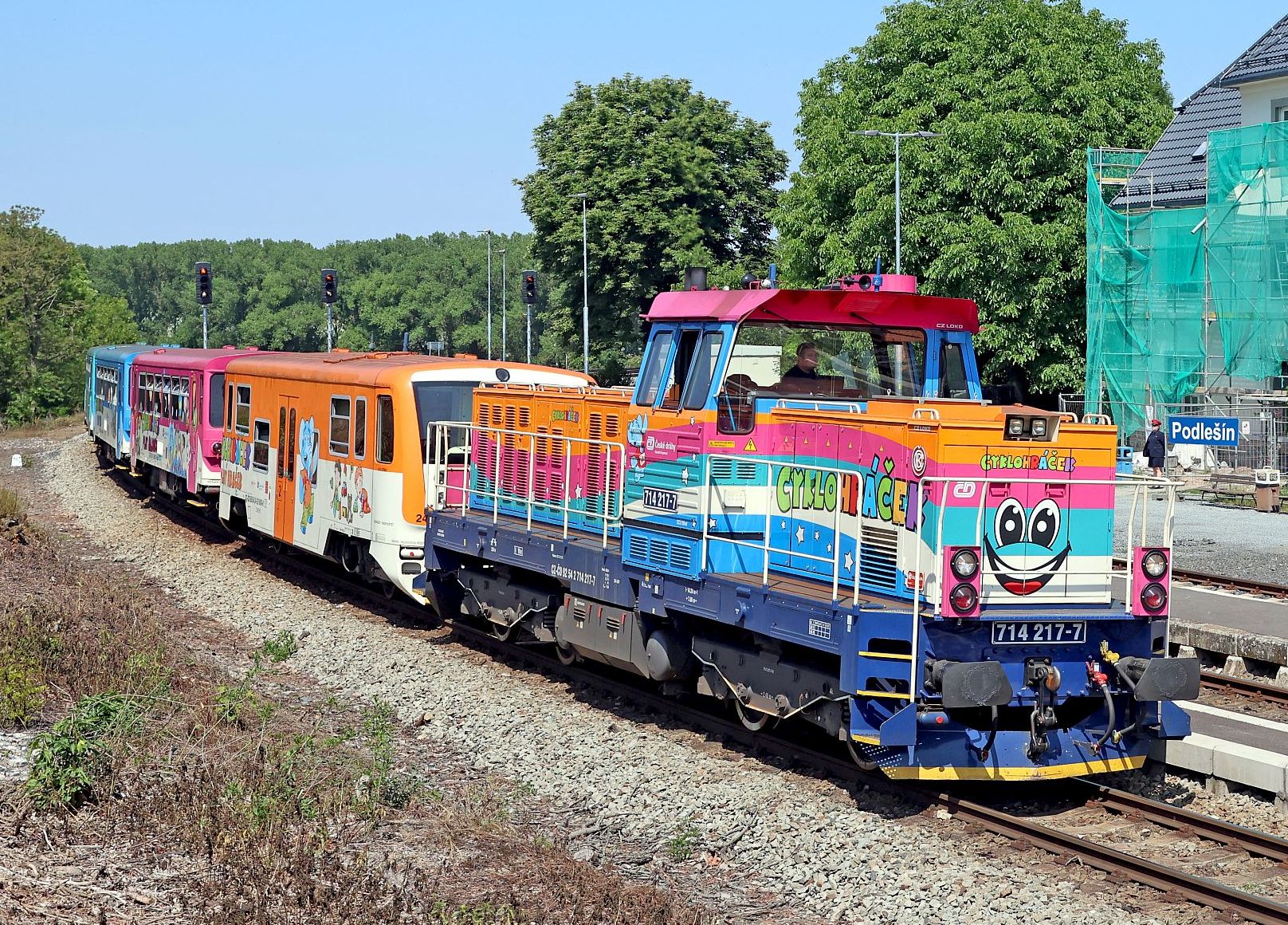 Cyklohráček v Podlešíně