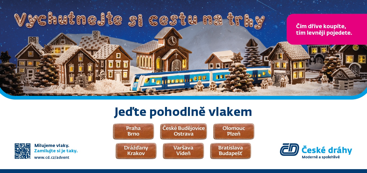 Adventní kampaň ČD 2026